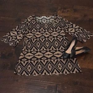 EEUC Jun and Min Aztec print dress!!